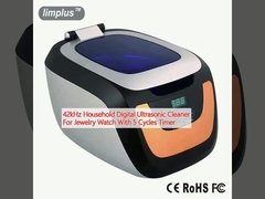42kHz 家用デジタル超音波クリーナー 宝石時計 5サイクルタイマー