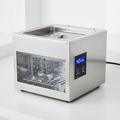 280x180x200mm テーブルトップ 超音波クリーナー 40kHz 超音波周波数 安全保護 繊細な楽器の清掃のために設計